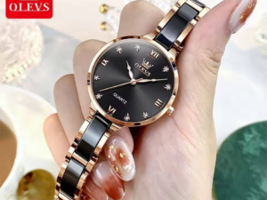OLEVS Women’s Quartz Watch একটি এলিগেন্ট ও লাক্সারি ঘড়ি।