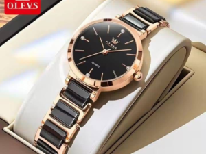 OLEVS Women’s Quartz Watch একটি এলিগেন্ট ও লাক্সারি ঘড়ি।