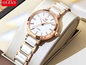 OLEVS Women’s Quartz Watch একটি এলিগেন্ট ও লাক্সারি ঘড়ি।