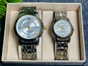 NAVIFORCE Couple Luxury Quartz Watch Set