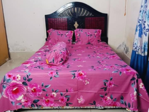 স্টাইলিশ ফ্লোরাল প্রিন্ট ৫ পিস কিং সাইজ কমফোর্টা