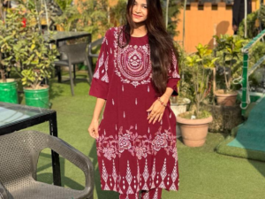 প্রিমিয়াম সফট কটন ফেব্রিকের তৈরি ফ্লোরাল প্রিন্টেড ২ পিস